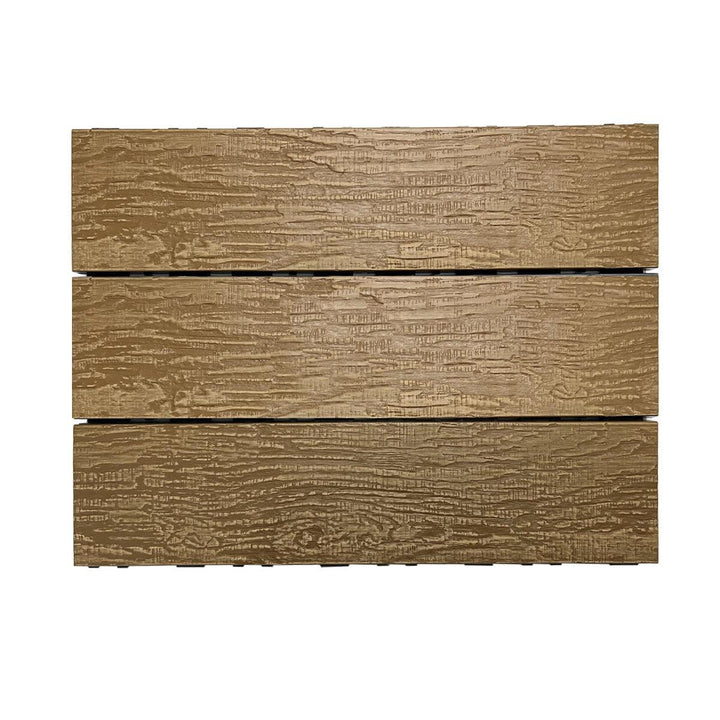 WPC Woodgrain Embossing Decking Tile - Natural - Price/Box (0.5 SQM ...