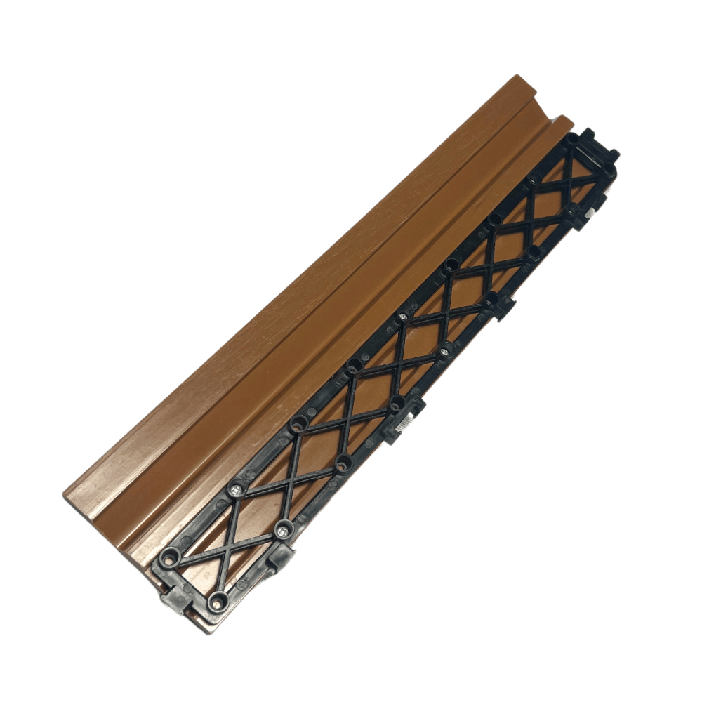 Tile Edge Ramp WPC Decking Tile - Edge Ramp - Natural – Flecor Australia